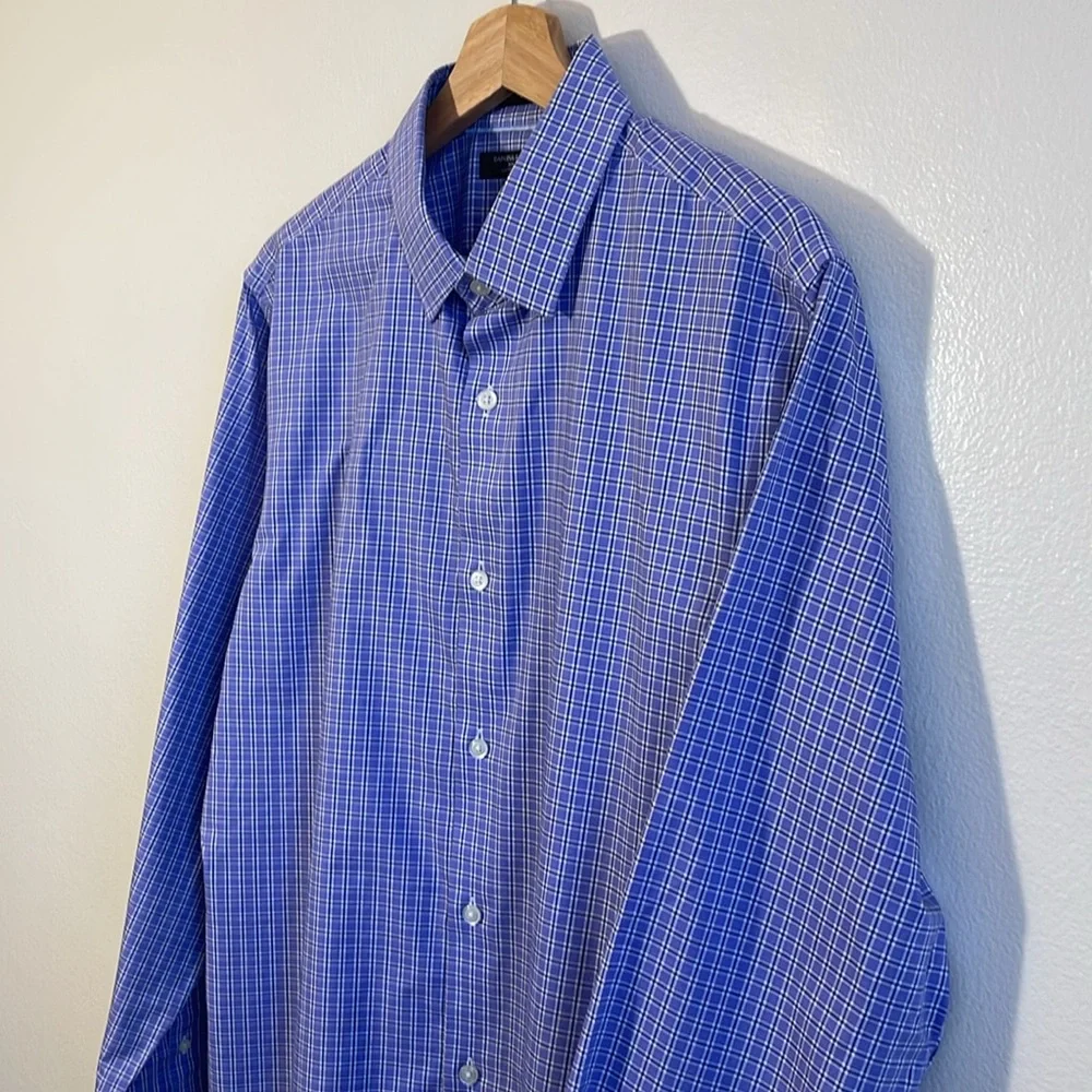 Banana Republic Non Iron Cotton Stretch Shirt Medium